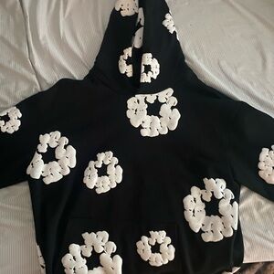 Black denim tears hoodie